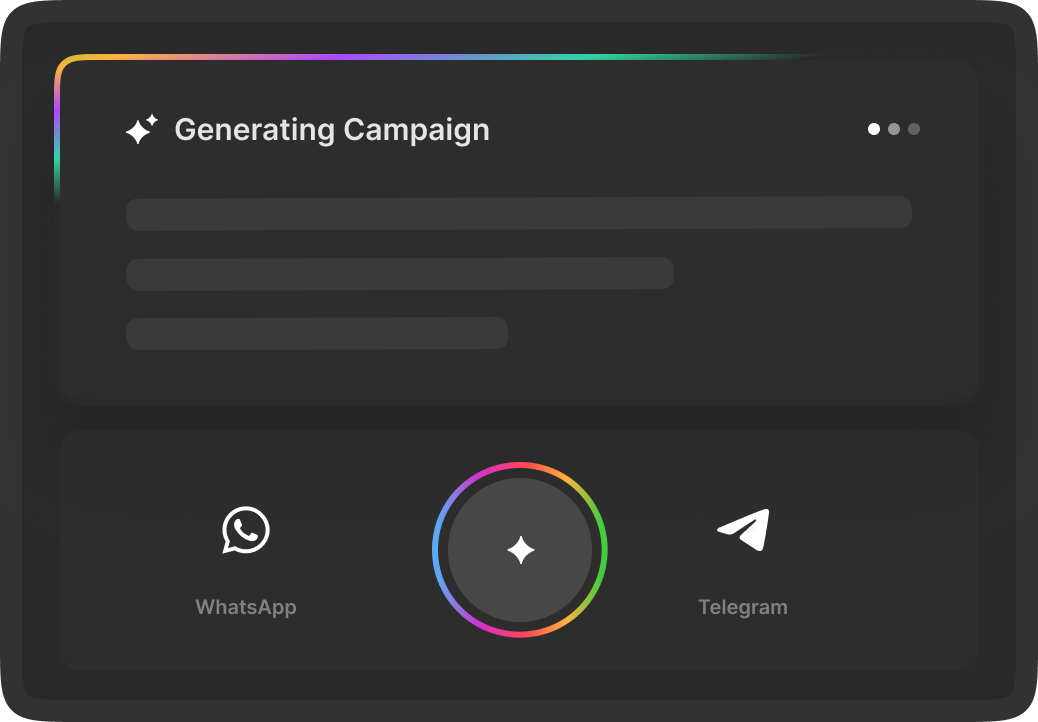 Generate, edit, export.